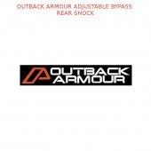 OUTBACK ARMOUR ADJUSTABLE BYPASS - REAR SHOCK - OASU0165017-ADJ